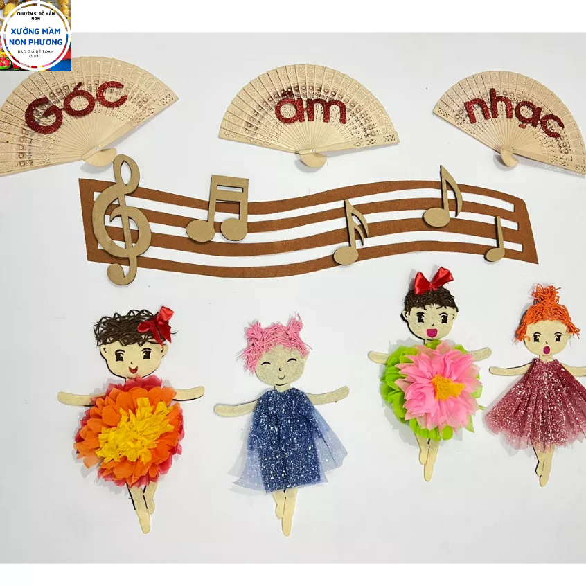 Đồ mầm non góc âm nhạc chất stem trang trí mầm non cho bé | Shopee ...