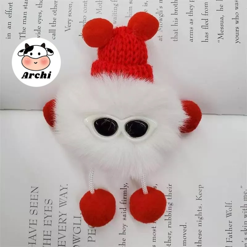 Móc Khóa Bông Banh Xù Mini Dễ Thương