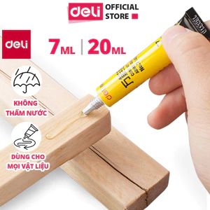 Keo Siêu Dính Đa Năng Deli - 7ml/ 20ml Có Thể Dán Trên Mọi Bề Mặt Phù Hợp Sửa Chữa Ghép Nối