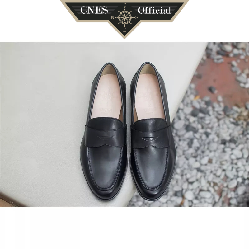 Ảnh Giày lười nam thời trang cao cấp chất liệu da bê nhập khẩu thương hiệu CNES (CNS 217 NSL) 2