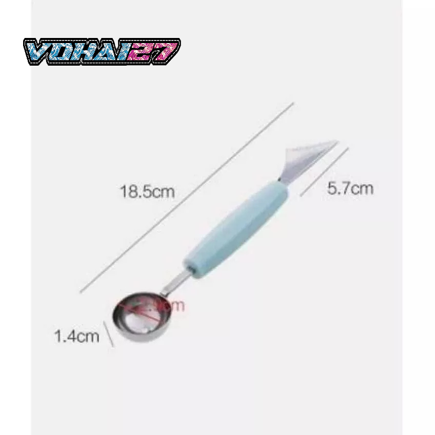Dụng cụ tỉa trái cây 2 đầu đa năng - Dao tỉa hoa quả thông minh