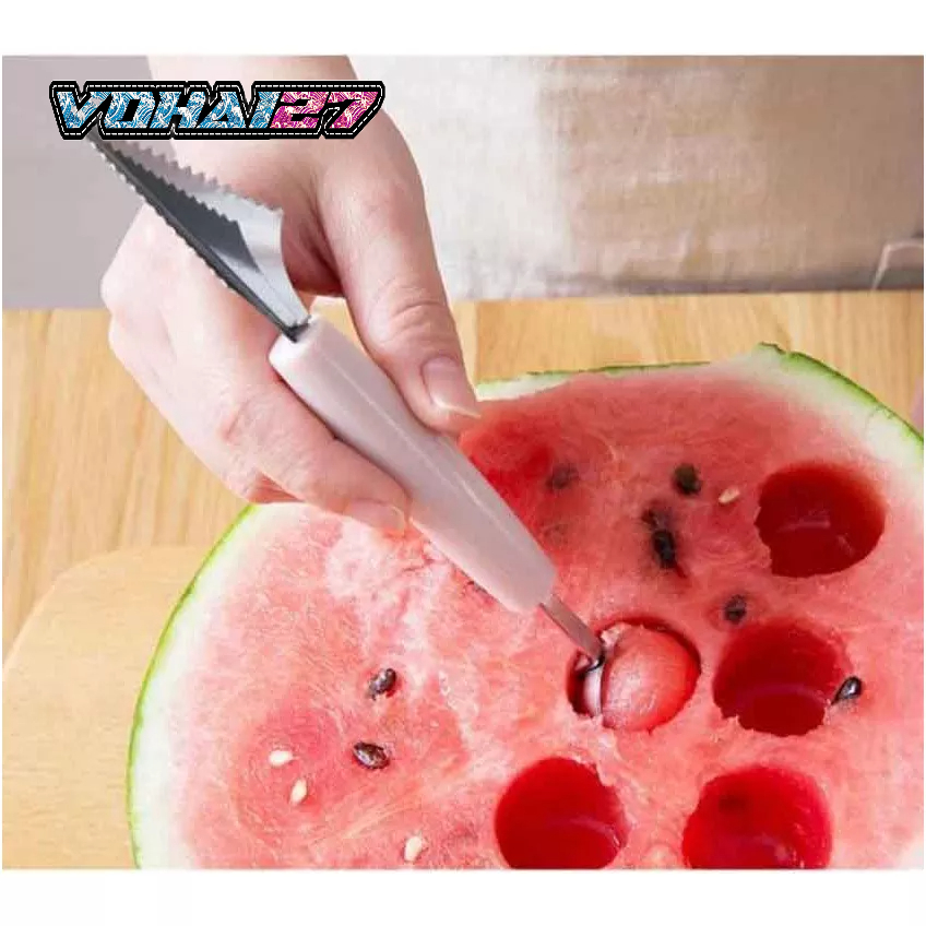 Dụng cụ tỉa trái cây 2 đầu đa năng - Dao tỉa hoa quả thông minh