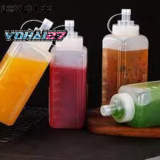 Bình đựng sốt cao cấp vòi rót rộng 800ml, 1000ml