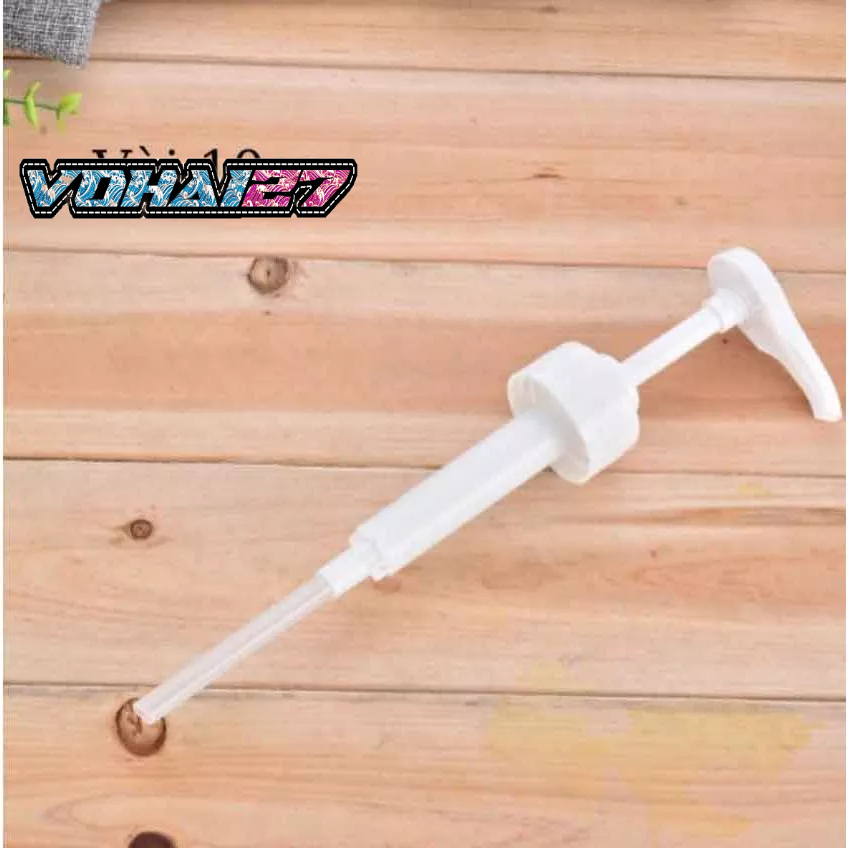 Vòi lẻ dành riêng cho bình pump bình nhấn xịt siro thủy tinh nhựa 1100ml định lượng 10cc một lần bơm