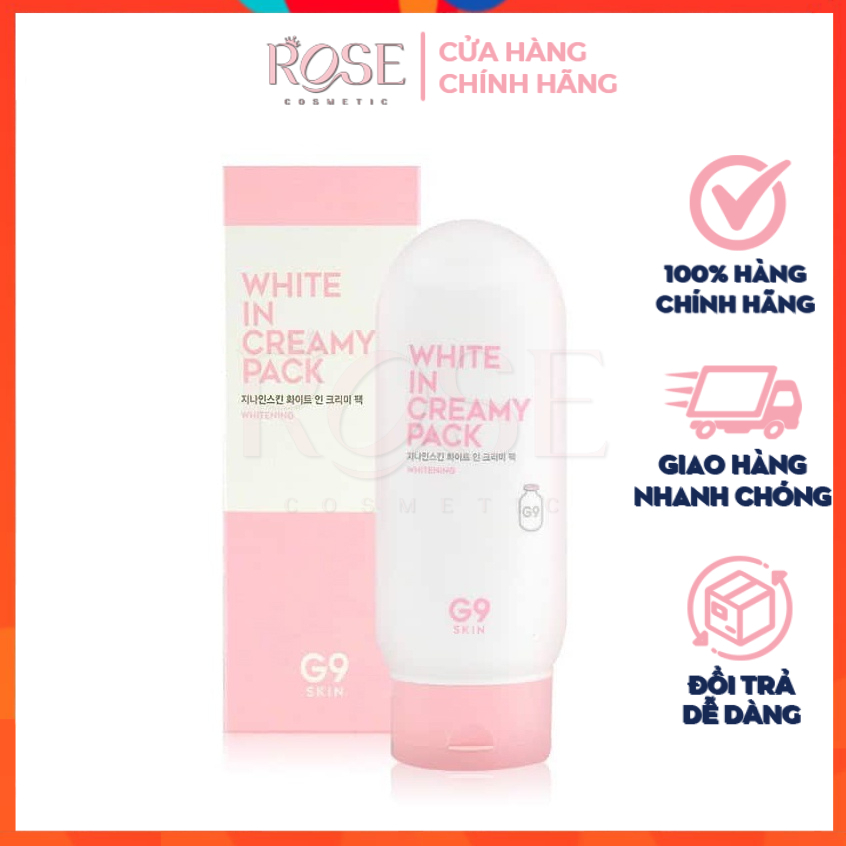 kem tr ng da to n th n g9 skin white in creamy pack whitening