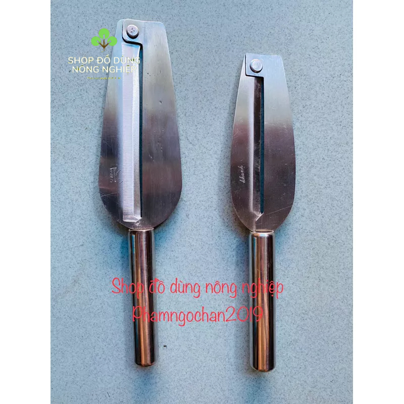 DAO BÀO 2 LƯỠI INOX TAY TRÁI,TAY PHẢI(size 22cm-24cm) | Shopee Việt Nam