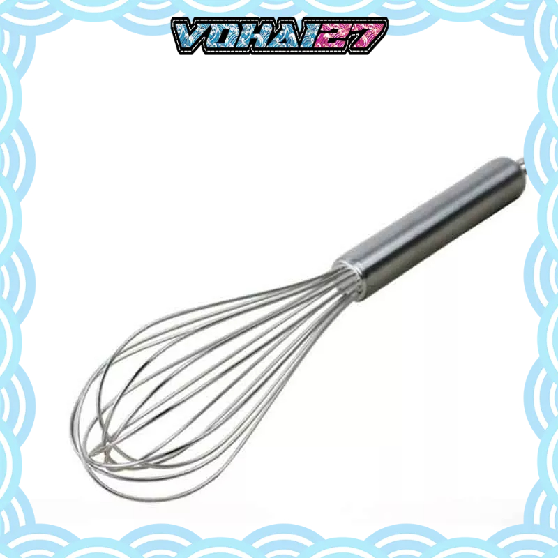 Dụng cụ đánh trứng, khuấy bột cầm tay, inox 304