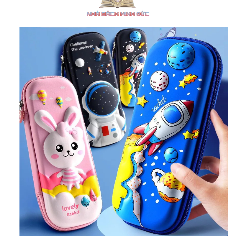 Ảnh Hộp Đựng Bút Học Sinh Việt Hà Chống Thấm Nước 2 Ngăn 3D 1