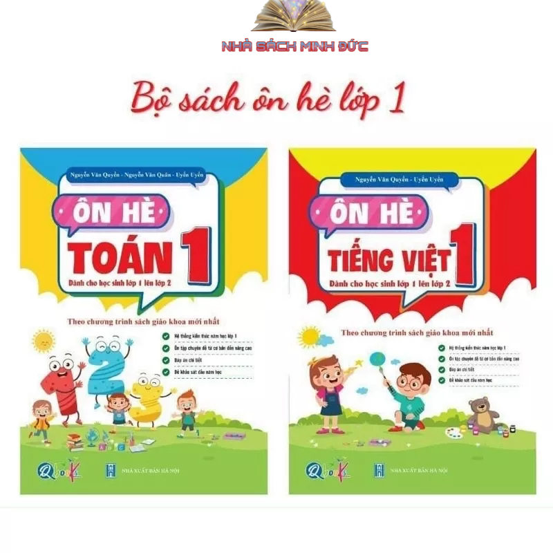 Sách - Ôn Hè Toán Và Tiếng Việt Lớp 1 - Dành Cho Học Sinh Lớp 1 Lên Lớp 2 MĐBOOK