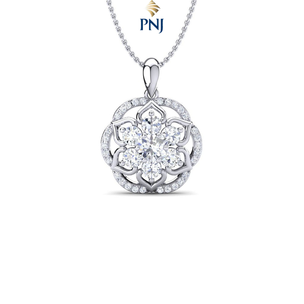 Mặt dây chuyền Bạc đính đá CZ PNJSilver XMXMK000238 | Shopee Việt Nam