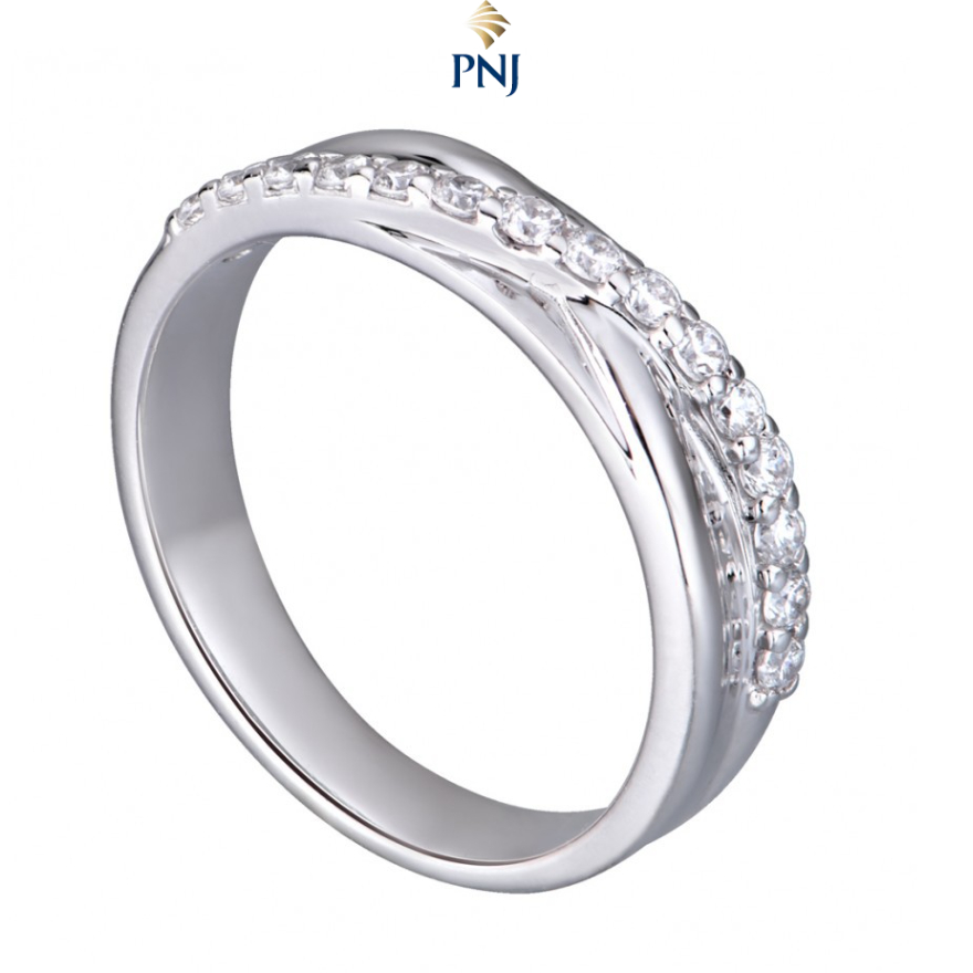 Nhẫn Bạc đính đá CZ PNJSilver XM00K000129 | Shopee Việt Nam