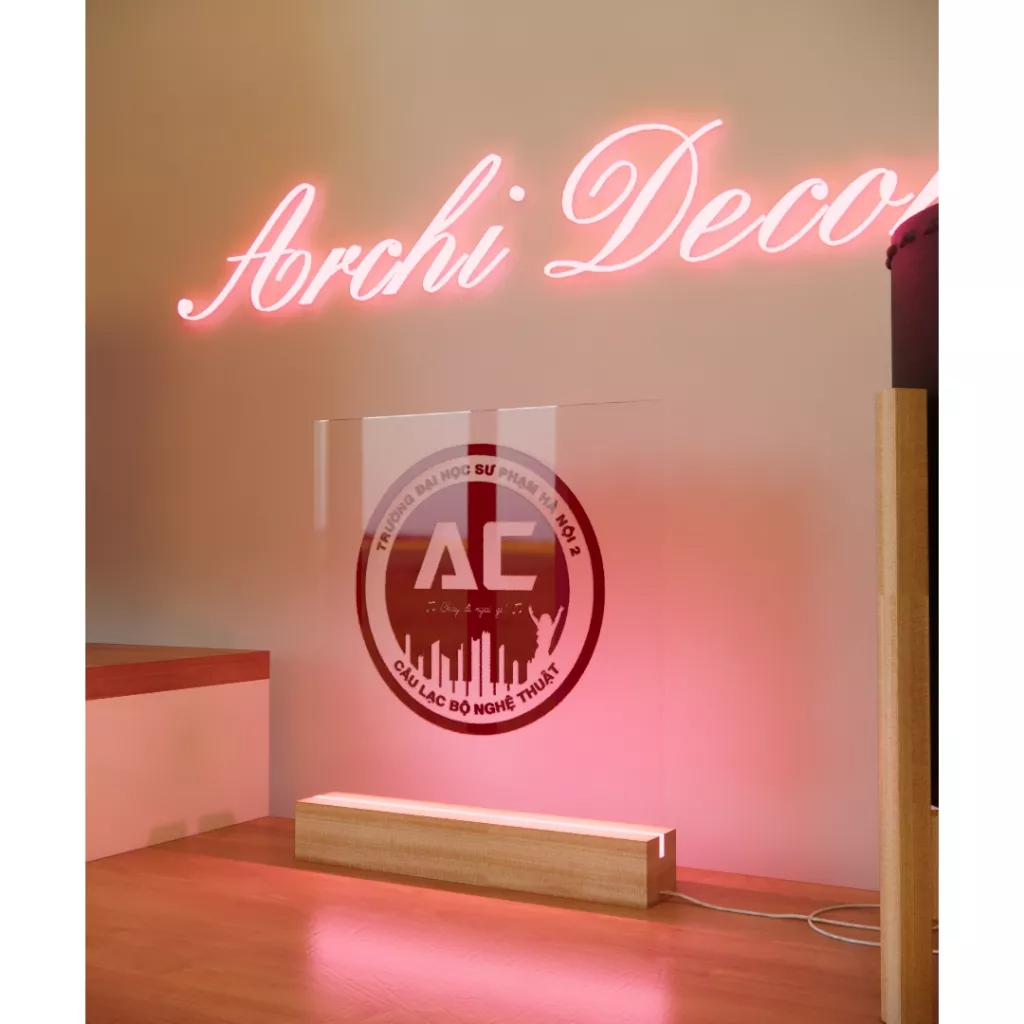 Đèn Ngủ | Đèn Mica Decor Khắc Chữ, Khắc Logo Theo Yêu Cầu