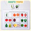 Học liệu bóc dán Montessori cho bé (Tiếng Việt) - Đồ chơi giáo dục sớm giáo cụ Montessori cho bé