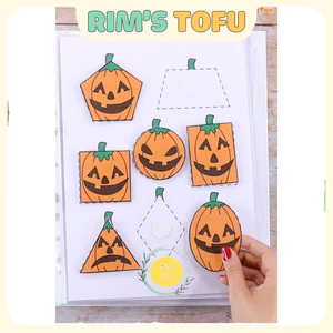 Trang lẻ Học liệu Montessori bóc dán cho bé - Đồ chơi giáo dục sớm giáo cụ Montessori cho bé
