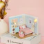 Đồ chơi Mô hình DIY Phòng búp bê, Nhà búp bê bằng gỗ tự lắp ghép (có mica che bụi) Ngôi Nhà Mơ Ước