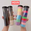 HỘP 20 Chun Buộc Tóc Nhiều Màu Sắc , Dây Buộc Tóc Trơn Kèm Ông Đựng Trong Suốt , Thun Bộc Tóc Cho Nữ