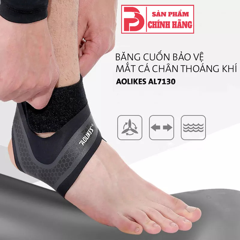 Ảnh Băng quấn bảo vệ mắt cá chân cổ chân Aolikes khi tập luyện chơi thể thao 1