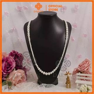 [ DAISYN ] N616 dây chuyền áo dài , dây chuyền áo tấc, dây chuyền váy cưới ngọc trai nhân tạo ngắn sang trọng
