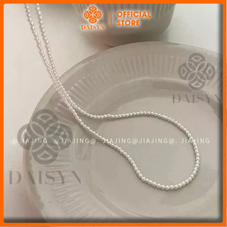 [ DAISYN ] N568 dây chuyền sợi hạt ngọc hạt trai nhỏ 3mm xinh xắn cho nữ
