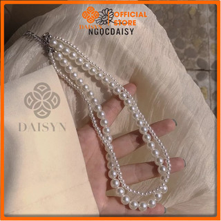 [NgocDaisy] N41 Dây chuyền handmade hạt Ngọc phong cách hàng quốc xinh xắn