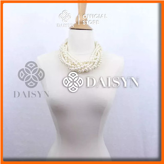 [ DAISYN ] N498 choker, dây chuyền cưới, vòng cổ áo cưới , dây chuyền mang áo dài dây chuyền Ngọc hạt trai đan 6 sợi