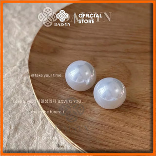 [ DAISYN ] N558 Bông tai nữa hạt Ngọc hạt trai  xinh xắn cho nữ chuôi mạ rhodium an toàn cho da không dị ứng