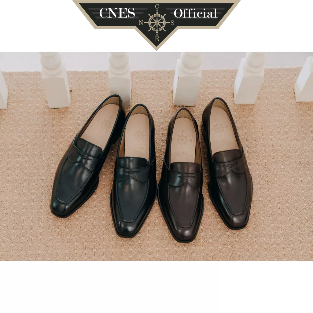 Ảnh Giày Lười Nam Loafer Thời Trang Công Sở Lịch Sự Chất Liệu Da Bê Nhập Khẩu Cao Cấp Thương Hiệu CNES (CHISENGAN) 1
