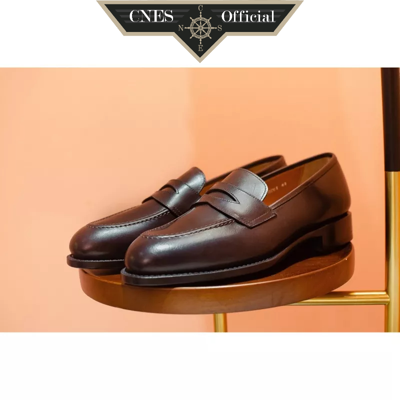 Ảnh Giày Tây Nam Loafer Gồm Ba Màu Thủ Công Chất Liệu Da Bê Cao Cấp Thương Hiệu CNES (TREVI) 1