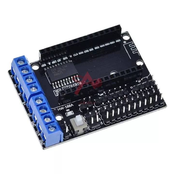 Đế Ra Chân ESP8266 NodeMCU Lua+ Motor Driver L293D Điều Khiển Động Cơ ...