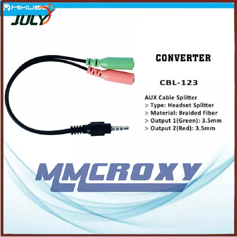 Bộ chia cáp AUX Kabel AUX Nisuta CBL-123 3.5mm | Shopee Việt Nam