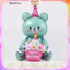 Bóng Hình Gấu 3D 4D Dễ Thương trang trí sinh nhật thôi nôi party tiệc tùng cỡ đại BB6