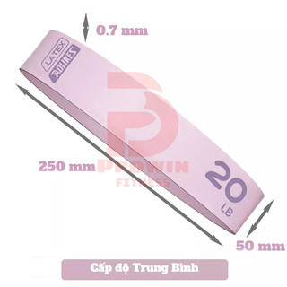 Dây Kháng Lực Miniband AoLikes Version 2 Tập Mông Đá Bóng Yoga Cao Su Cao Cấp