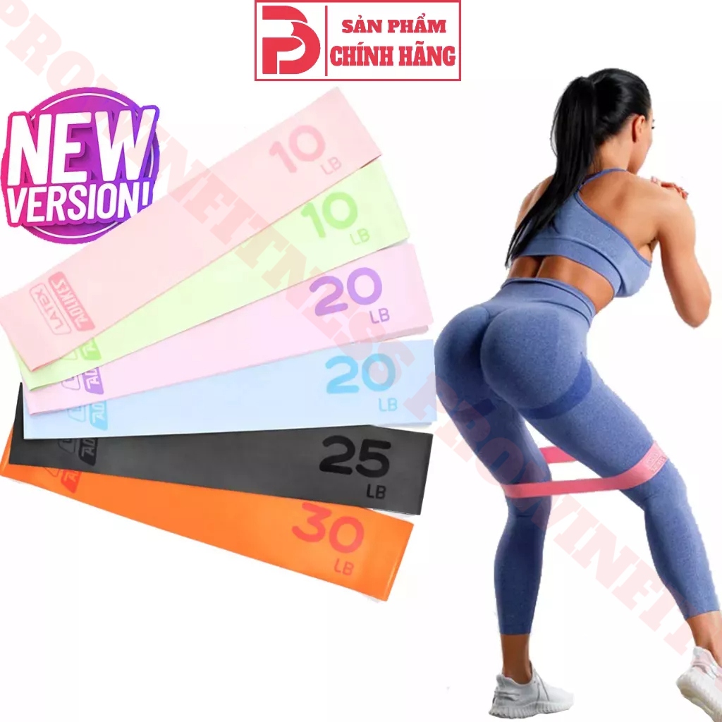 Ảnh Dây Kháng Lực Miniband AoLikes Version 2024 Tập Mông Đá Bóng Yoga Cao Su Cao Cấp 1