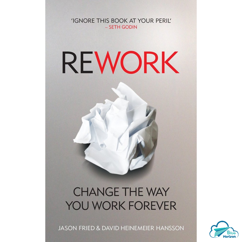 Sách phát triển bản thân tiếng Anh - Rework | Shopee Việt Nam