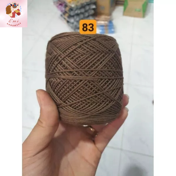 Sợi cotton việt nam CTVN hãng THHX 1mm ( bảng màu từ 58-84)  chuyên móc thú, bikini, váy áo mùa hè, lót ly không xù