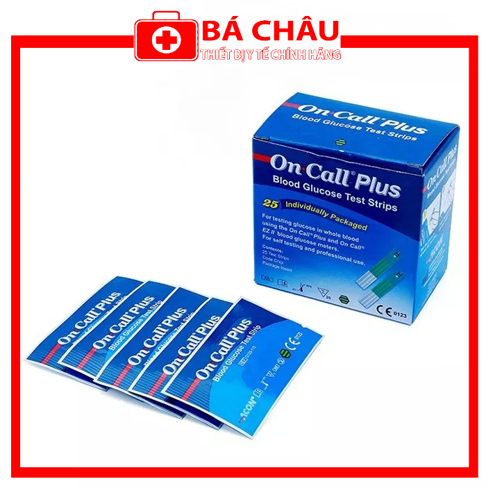 [CHÍNH HÃNG] Que thử đường huyết ACON On Call Plus (25 HOẶC 50 QUE ...
