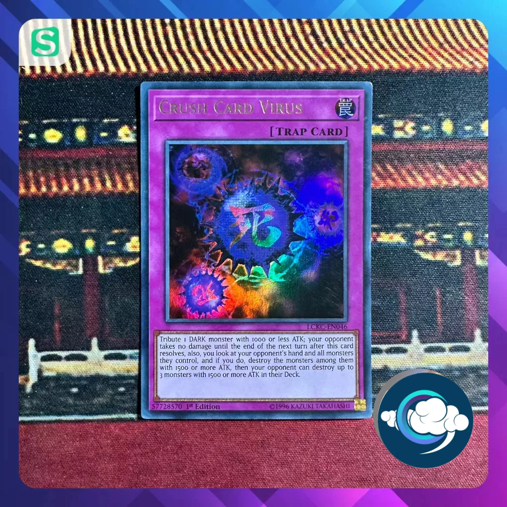 Th bi YugiOh! (UK) - LCKC-EN046; Crush Card Virus (Daness); Ultra Rare;  1st Edition | Shopee Vit Nam
