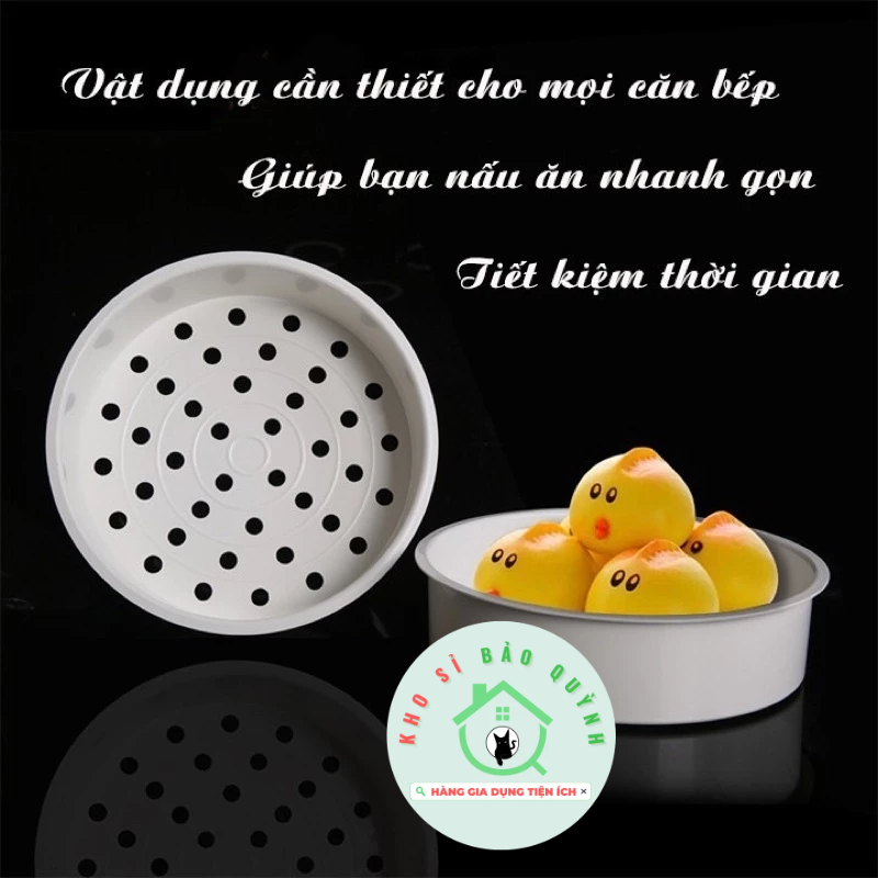 Khay hấp thức ăn nhựa Việt Nhật hình tròn (5615) - Xửng hấp đồ ăn, bánh bao, xôi - An toàn tiện lợi | BigBuy360 - bigbuy360.vn