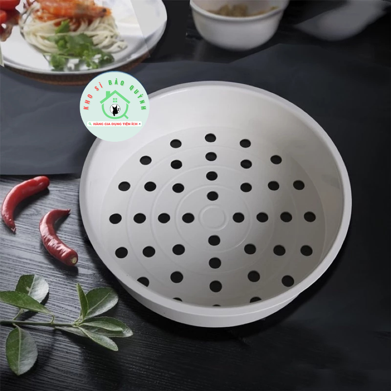 Khay hấp thức ăn nhựa Việt Nhật hình tròn (5615) - Xửng hấp đồ ăn, bánh bao, xôi - An toàn tiện lợi | BigBuy360 - bigbuy360.vn