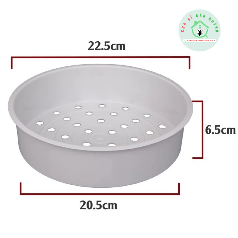 Khay hấp thức ăn nhựa Việt Nhật hình tròn (5615) - Xửng hấp đồ ăn, bánh bao, xôi - An toàn tiện lợi | BigBuy360 - bigbuy360.vn