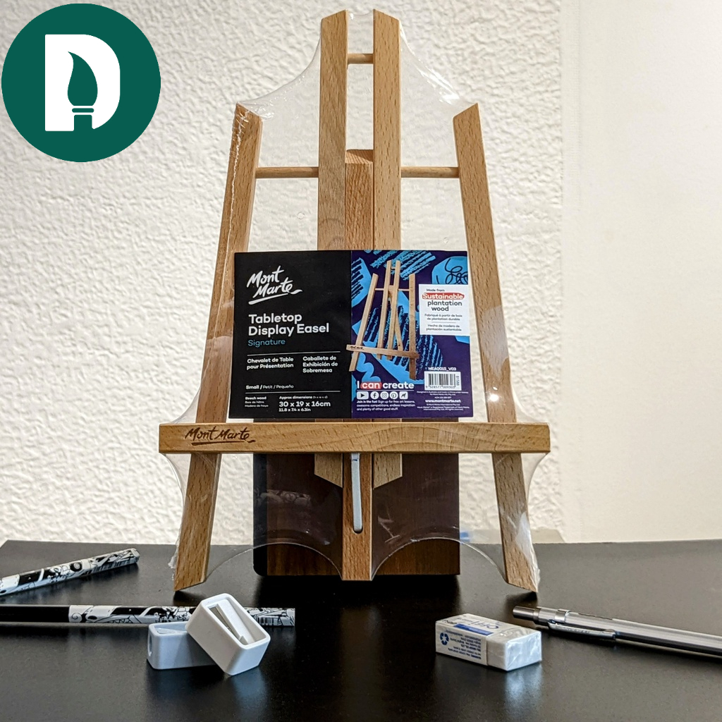 Giá Vẽ Bằng Gỗ Canvas Mont Marte, Display Easel Tabletop/Mini Size ...