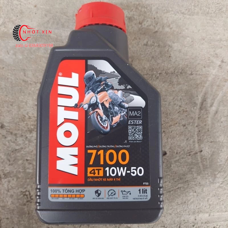 Motul 7100 4T Motoröl – 100 % Synthetisch | 10W50, Für Motorräder
