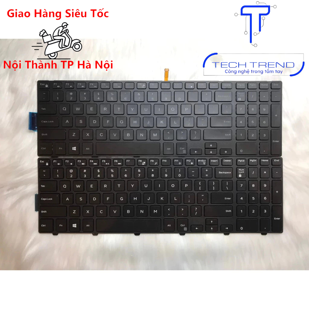 Bàn phím laptop Dell Vostro 15 3000 3549 3558 3559 3562 3565 3568 3578 ...