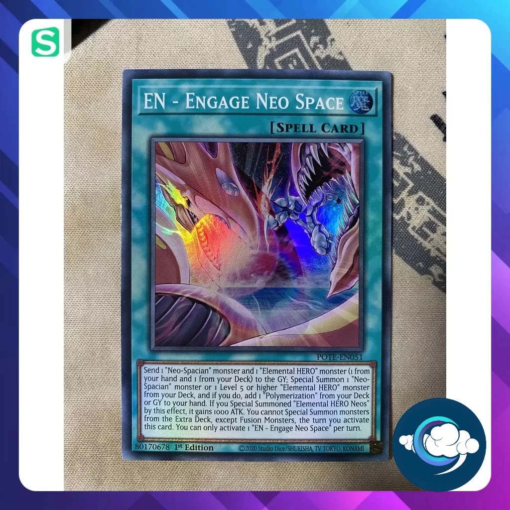 Thẻ Bài YugiOh! (UK) - POTE-EN051 - EN - Engage Neo Space - Super Rare ...