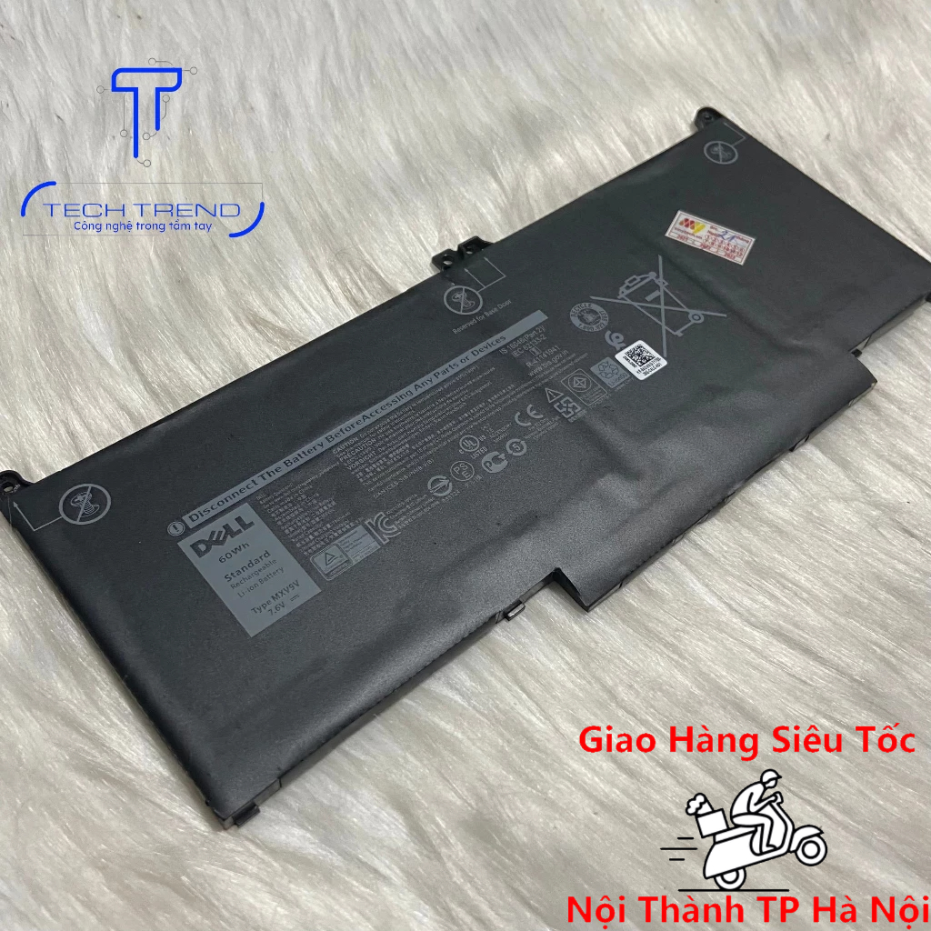 Dell Laptop Akku MXV9V 60Wh - Ersatzakku Für Latitude 5300 5310 7300 7400