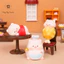 Set Quà tặng đồ chơi phụ kiện trang trí, tượng mô hình heo cute decor để bàn NHÀ HÀNG HAMBURGER HEO