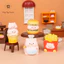Set Quà tặng đồ chơi phụ kiện trang trí, tượng mô hình heo cute decor để bàn NHÀ HÀNG HAMBURGER HEO