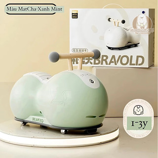 Xe Đậu Phộng, Xe Củ Lạc , Xe Con Sâu , Xe Chòi Chân Cho Bé Hàng Cao Cấp Bravold Từ 1-3 Tuổi GauHomie Kid