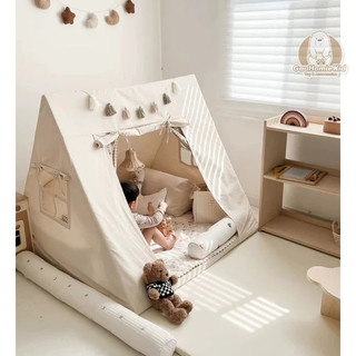 Lều Ngủ Trang Trí Phòng Bé , Lều Picnic Giã Ngoại Phong Cách Hàn | Quà Tặng Cho Bé | GauHomie KId