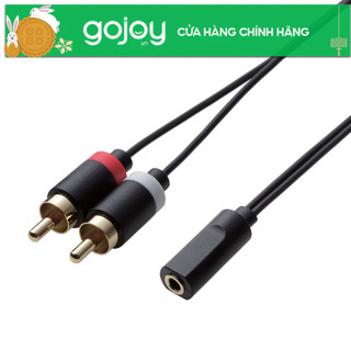 Cáp AV 3.5φ -2xRCA 0.3m ELECOM DH-MFWR03 hàng chính hãng - Bảo hành 12 tháng